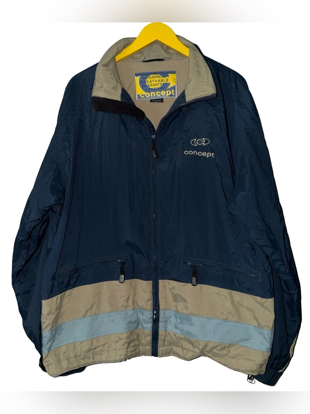 Concept Canada navy vintage snowboard jacket 90s medium
